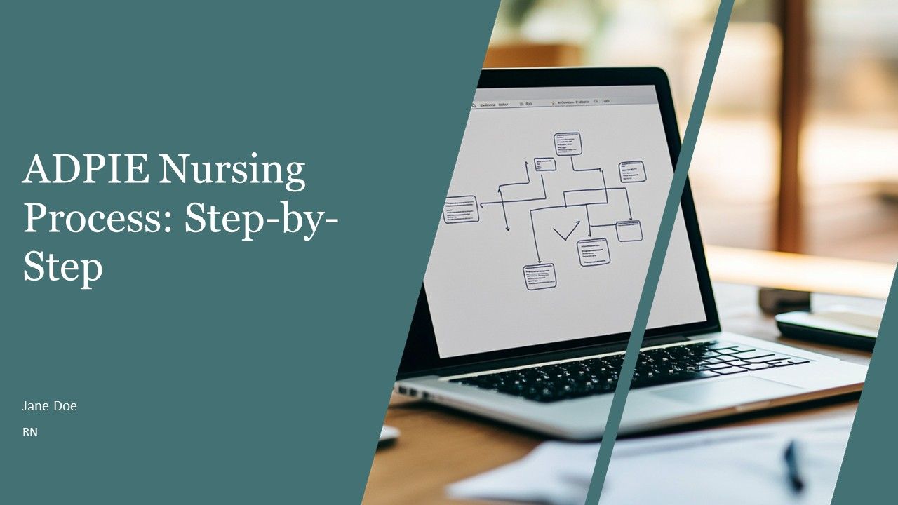 ADPIE Nursing Process Step By Step PPT Mockup AT