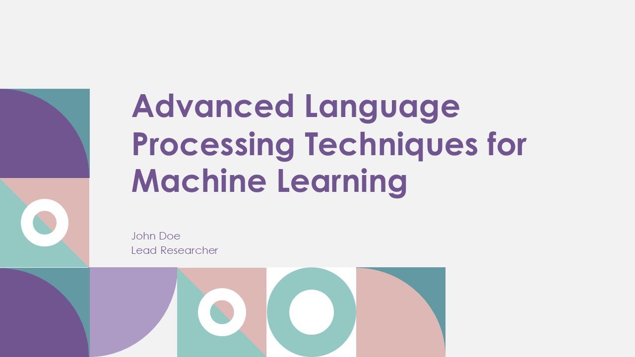 Advanced Language Processing Techniques For Machine Learning PPT Presentation ST AI