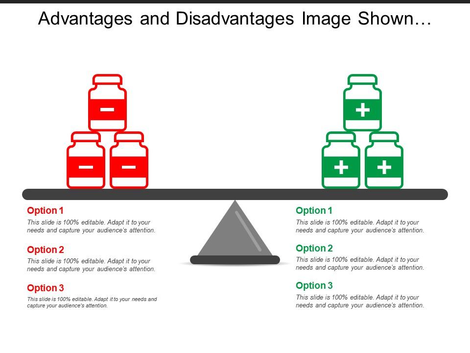 advantages_and_disadvantages_image_shown_by_positive_negative_signs_in_jars_Slide01
