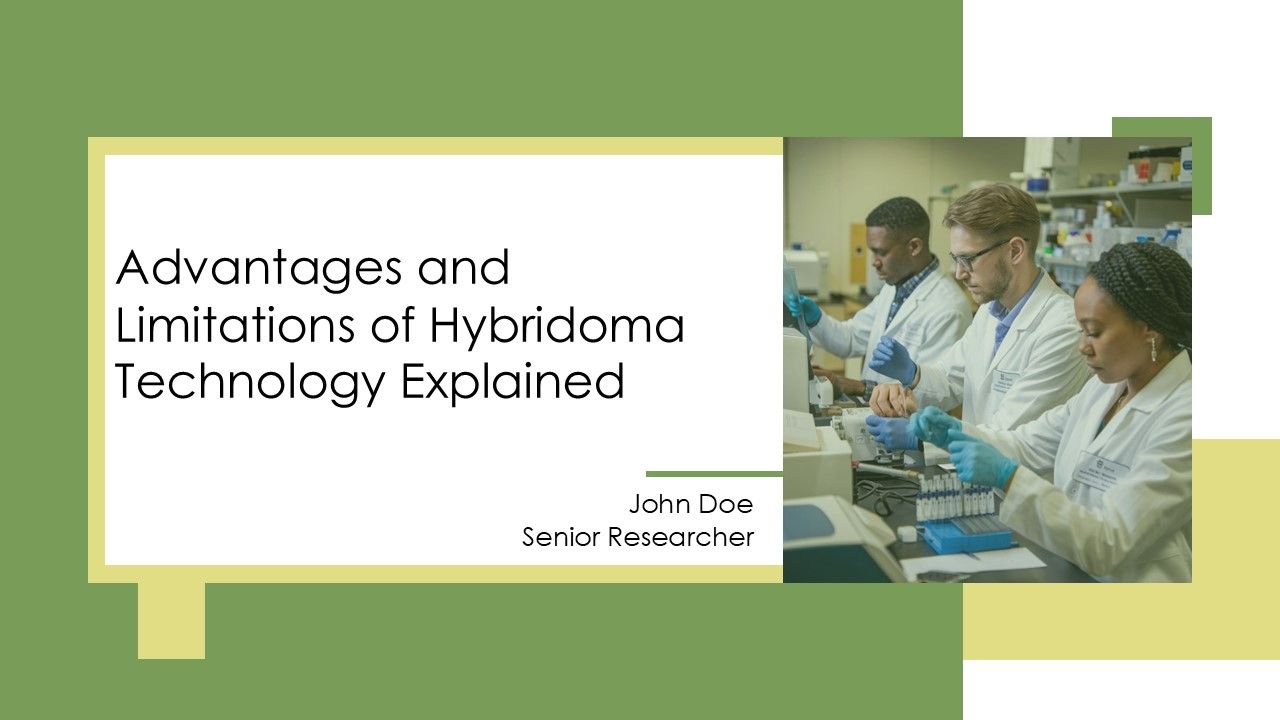 Advantages And Limitations Of Hybridoma Technology Explained PPT Demonstration AT Advantages And Limitations Of Hybridoma Technology Explained PPT Demonstration AT
