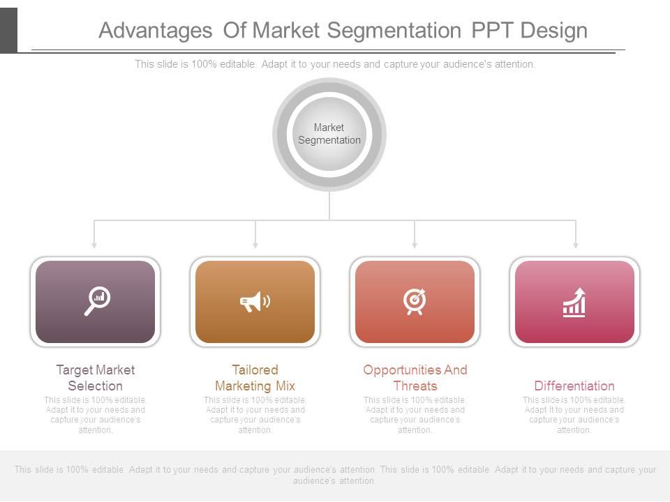 Advantages of market segmentation ppt design Slide00