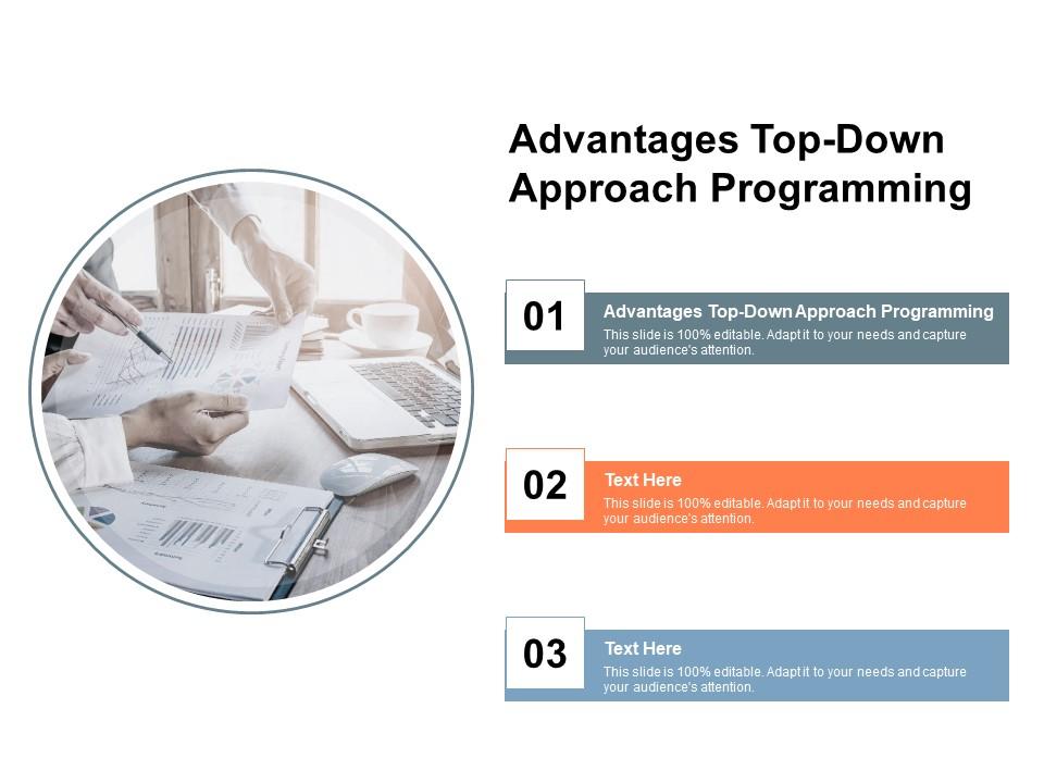 Bekendtgørelse sarkom James Dyson Advantages Top Down Approach Programming Ppt Powerpoint Presentation Show  Master Slide Cpb | Presentation Graphics | Presentation PowerPoint Example  | Slide Templates