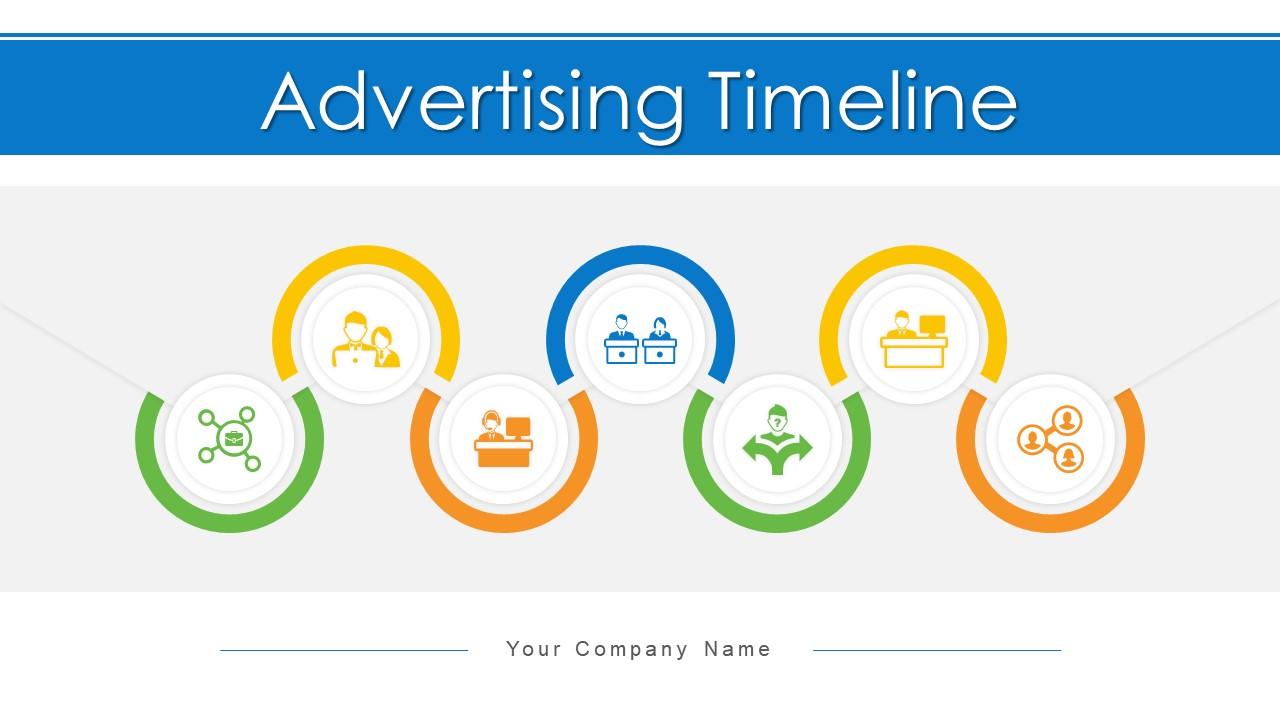 Advertising timeline powerpoint ppt template bundles Slide01