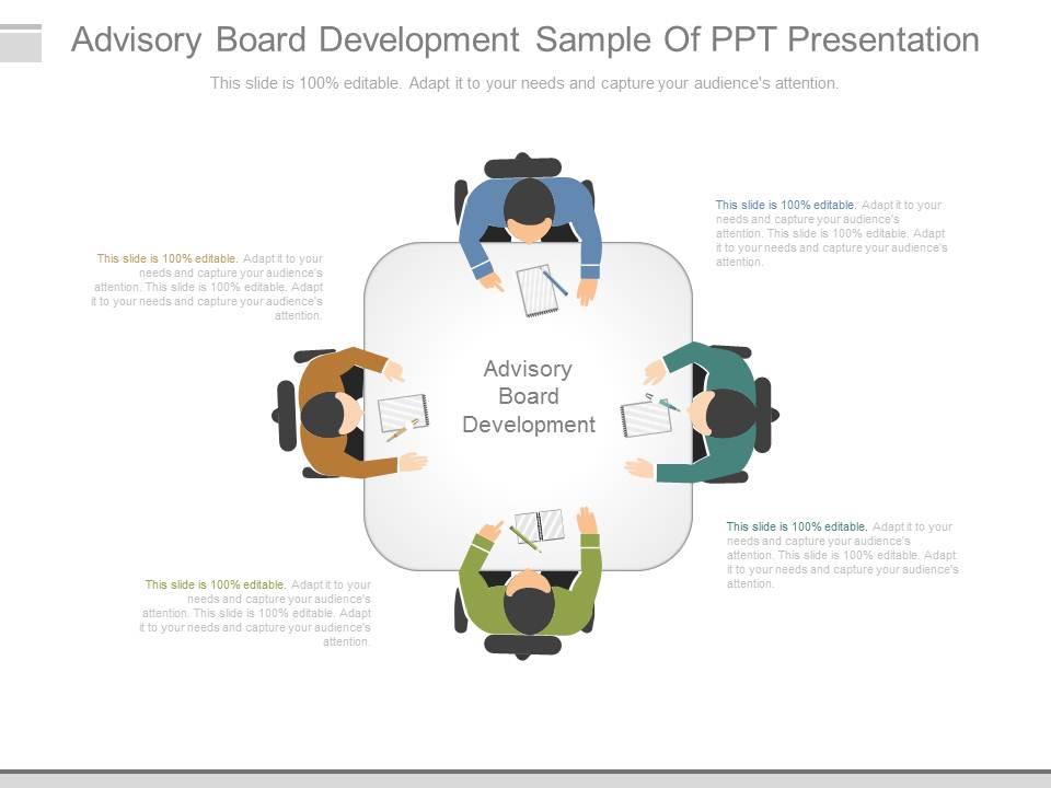 Advisory Board Development Sample Of Ppt Presentation Presentation