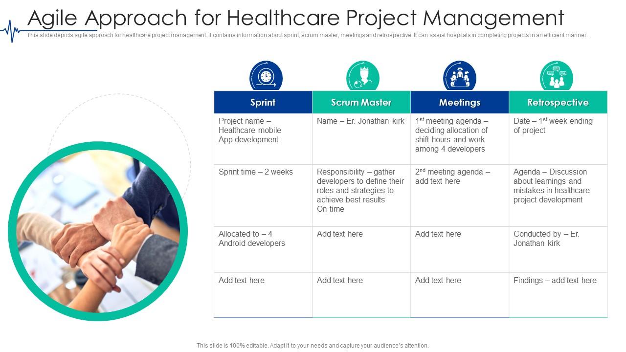 project management methodology healthcare
