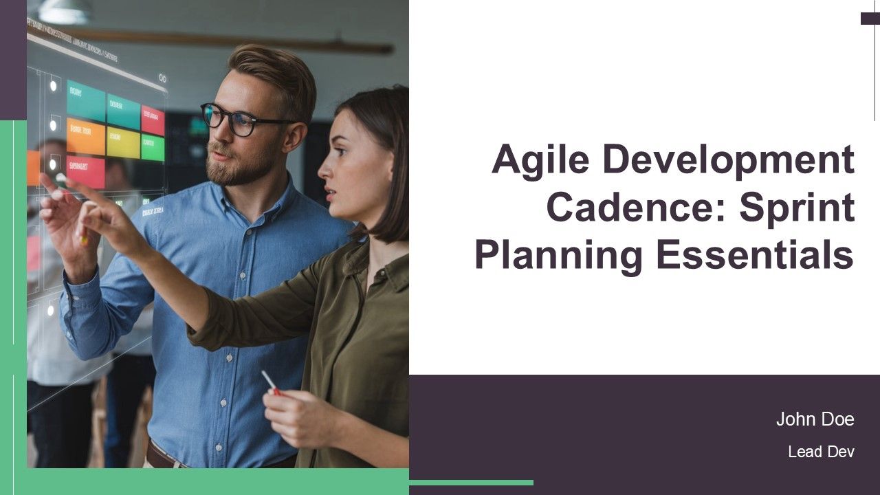 Agile Development Cadence Sprint Planning Essentials PPT PowerPoint AT