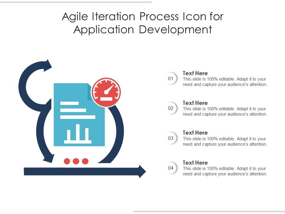 Agile Iteration Process Icon For Application Development