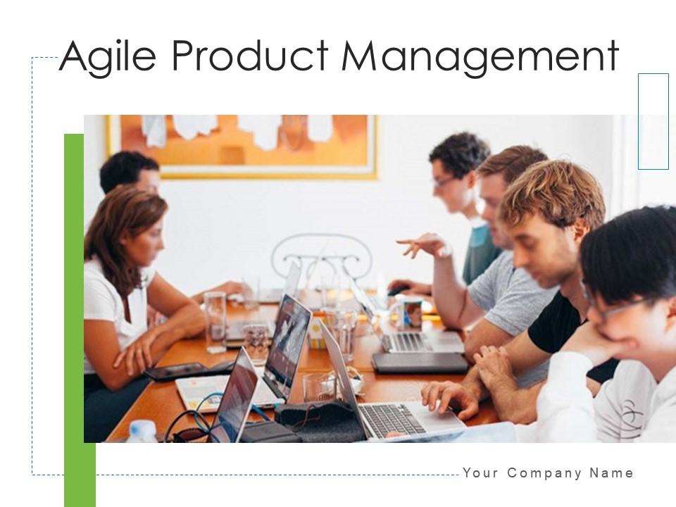 Agile product management arrows roadmap lifecycle competition technology strategy Slide01