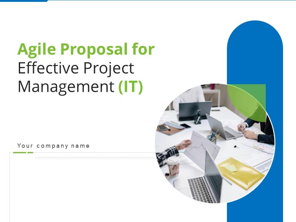 Agile proposal for effective project management it powerpoint presentation slides Slide01