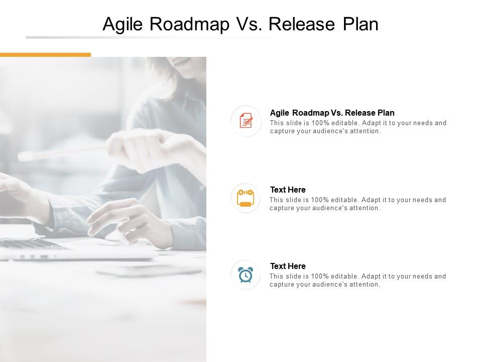 Agile roadmap vs release plan ppt powerpoint presentation gallery format cpb Slide01