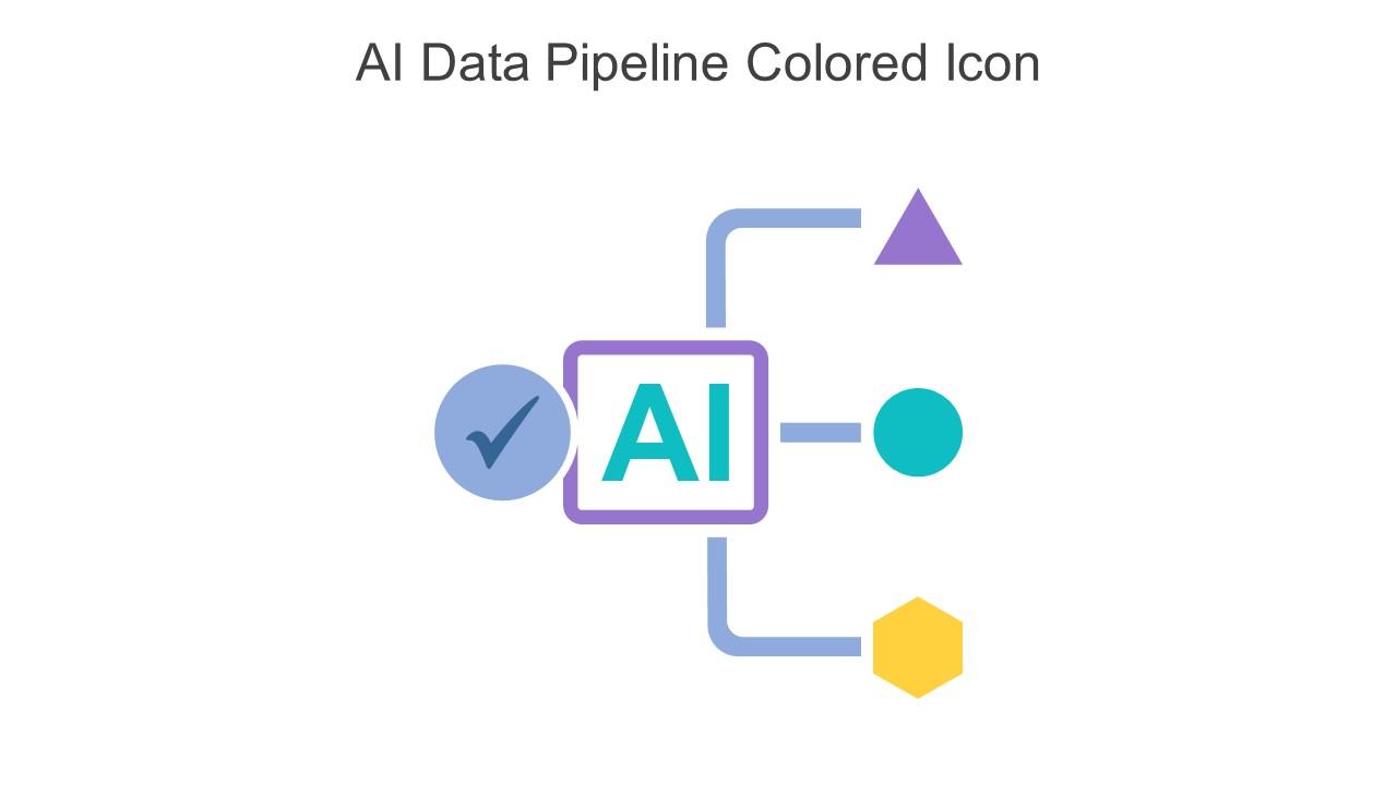 AI Data Pipeline Colored Icon In Powerpoint Pptx Png And Editable Eps ...