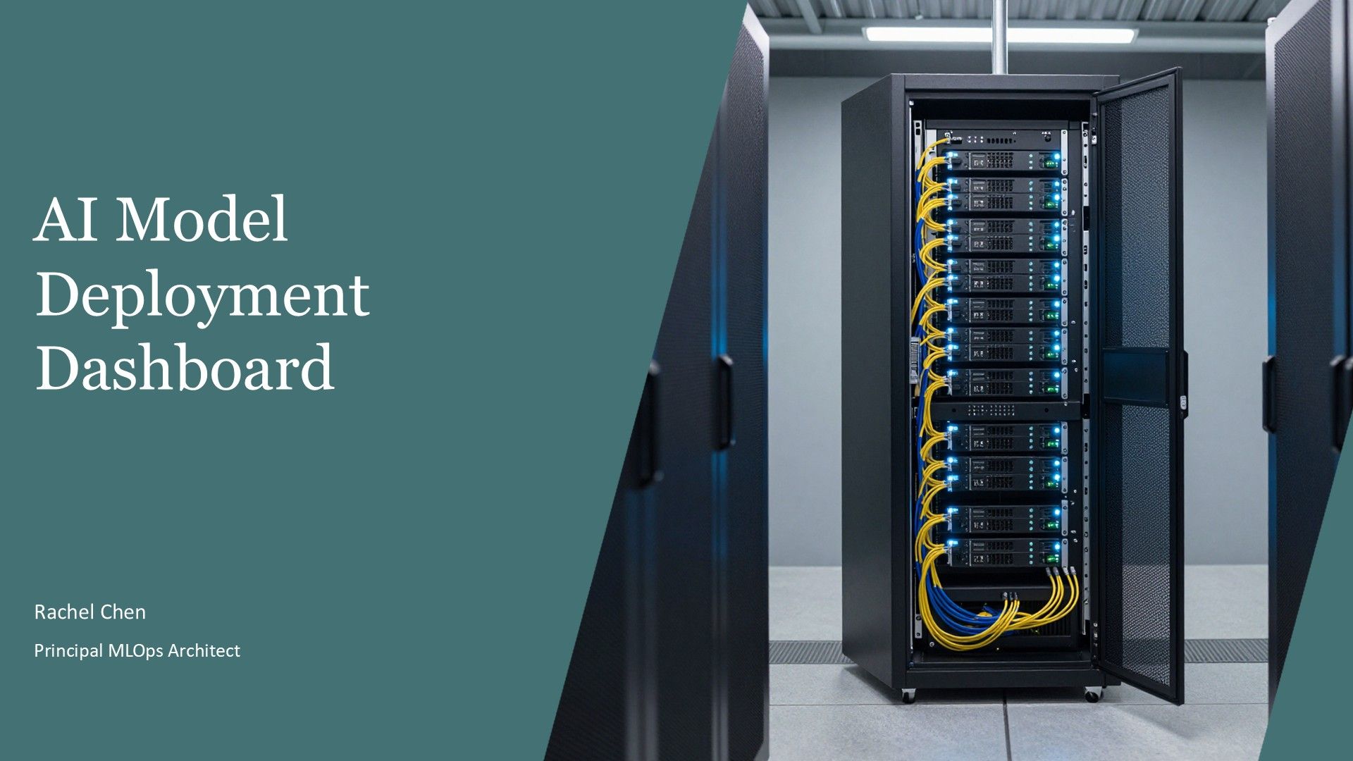 AI Model Deployment Dashboard PPT Structure VA AI Model Deployment Dashboard PPT Structure VA