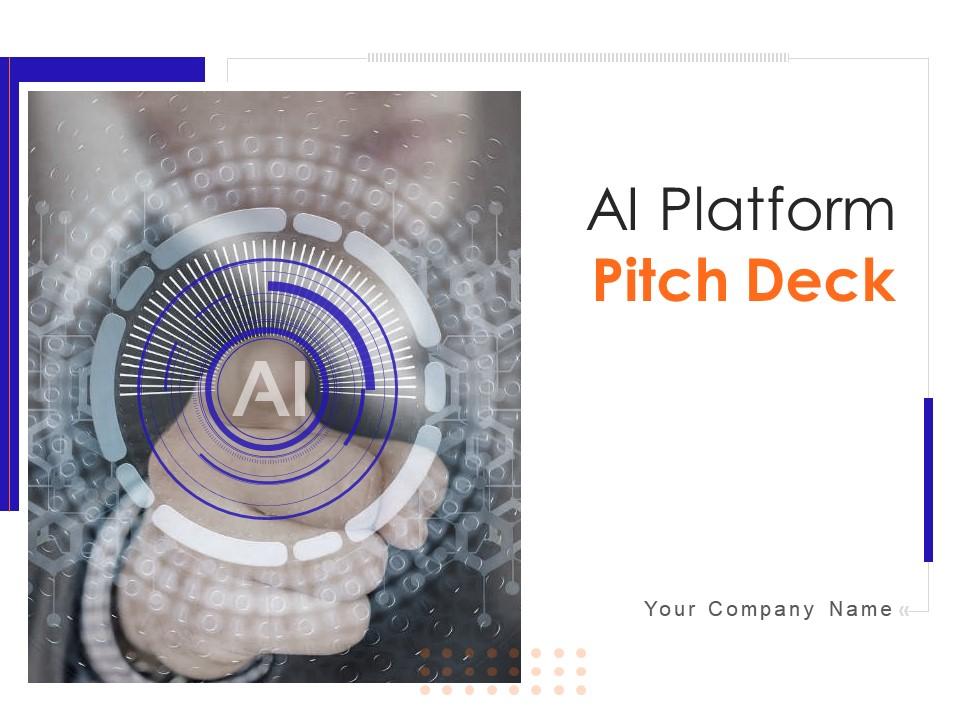 AI Platform Pitch Deck modèle Ppt Graphiques de présentation