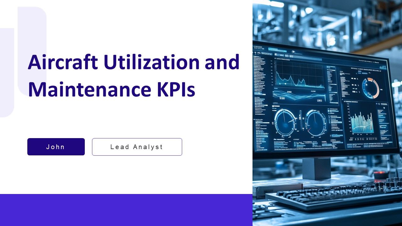 Aircraft Utilization And Maintenance Kpis PPT Template AT Aircraft Utilization And Maintenance Kpis PPT Template AT