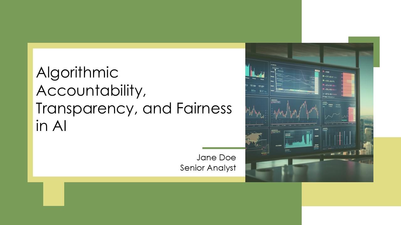 Algorithmic Accountability Transparency Fairness AI PPT Slides ST AI ...
