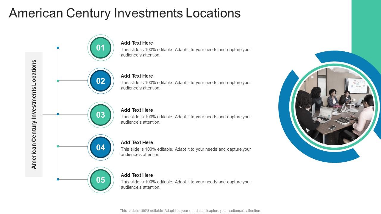 American Century Investments Locations In Powerpoint And Google Slides Cpb