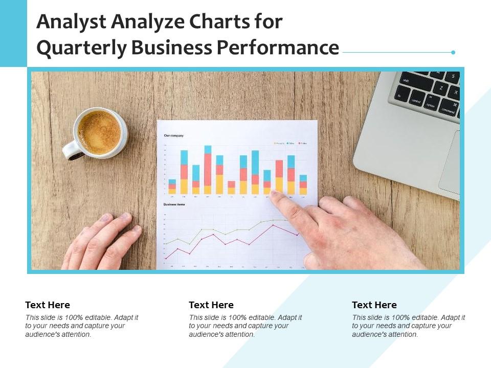 Analyst Analyze Charts For Quarterly Business Performance