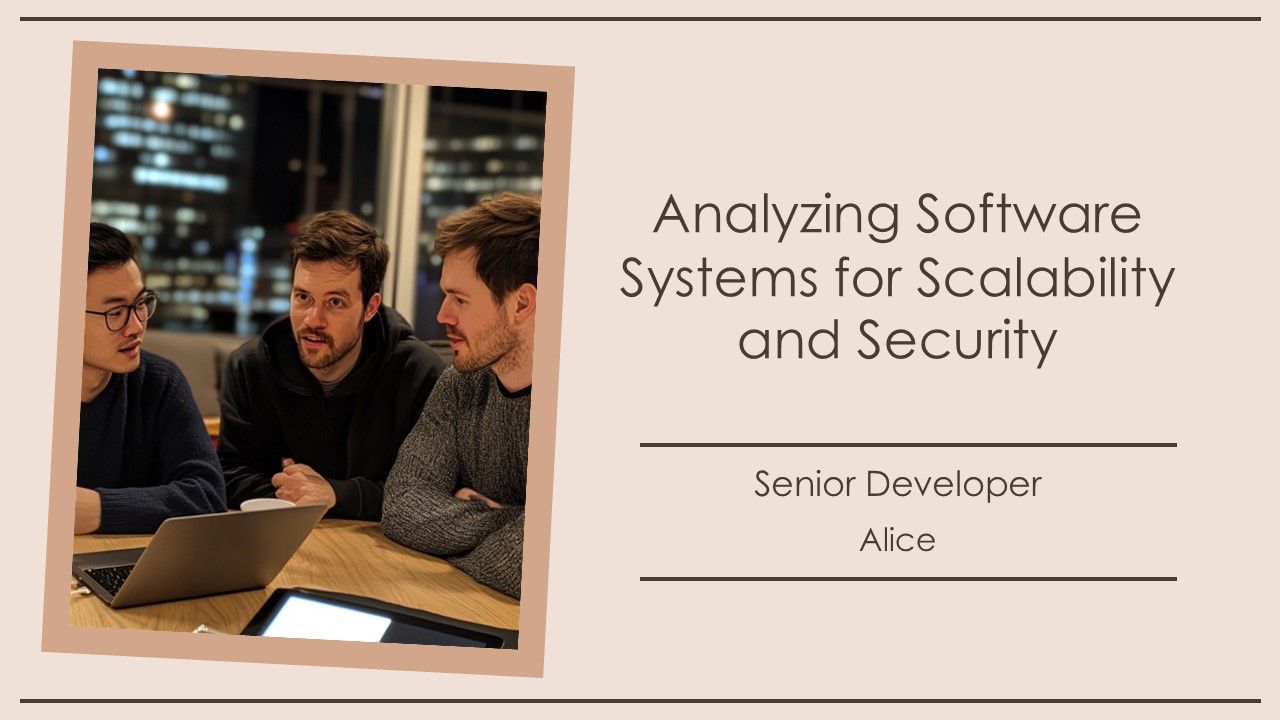 Analyzing Software Systems For Scalability And Security PPT Demonstration AT Analyzing Software Systems For Scalability And Security PPT Demonstration AT