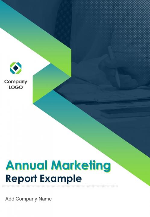 Annual marketing report example pdf doc ppt document report template Slide01