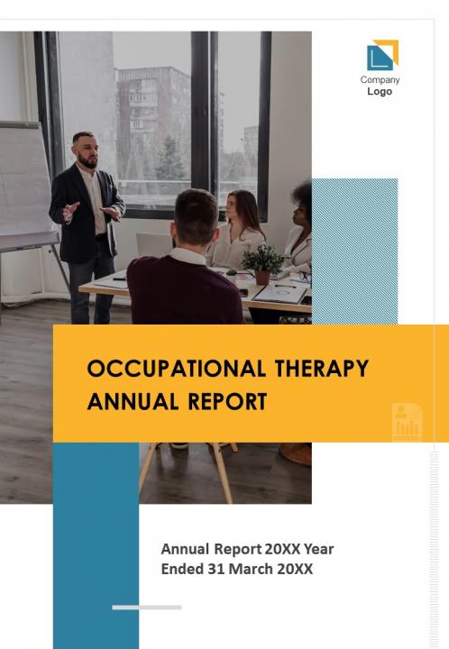 Annual report for occupational therapy pdf doc ppt document report template Slide01