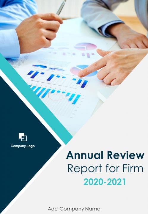 Annual review report for firm pdf doc ppt document report template Slide01