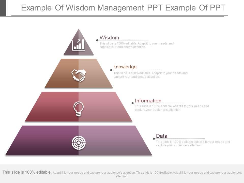 App example of wisdom management ppt example of ppt Slide01
