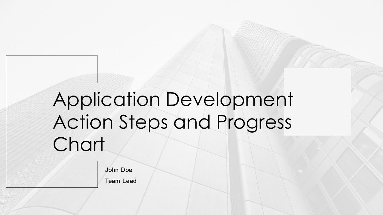 Application Development Action Steps And Progress Chart PPT Presentation AT Application Development Action Steps And Progress Chart PPT Presentation AT
