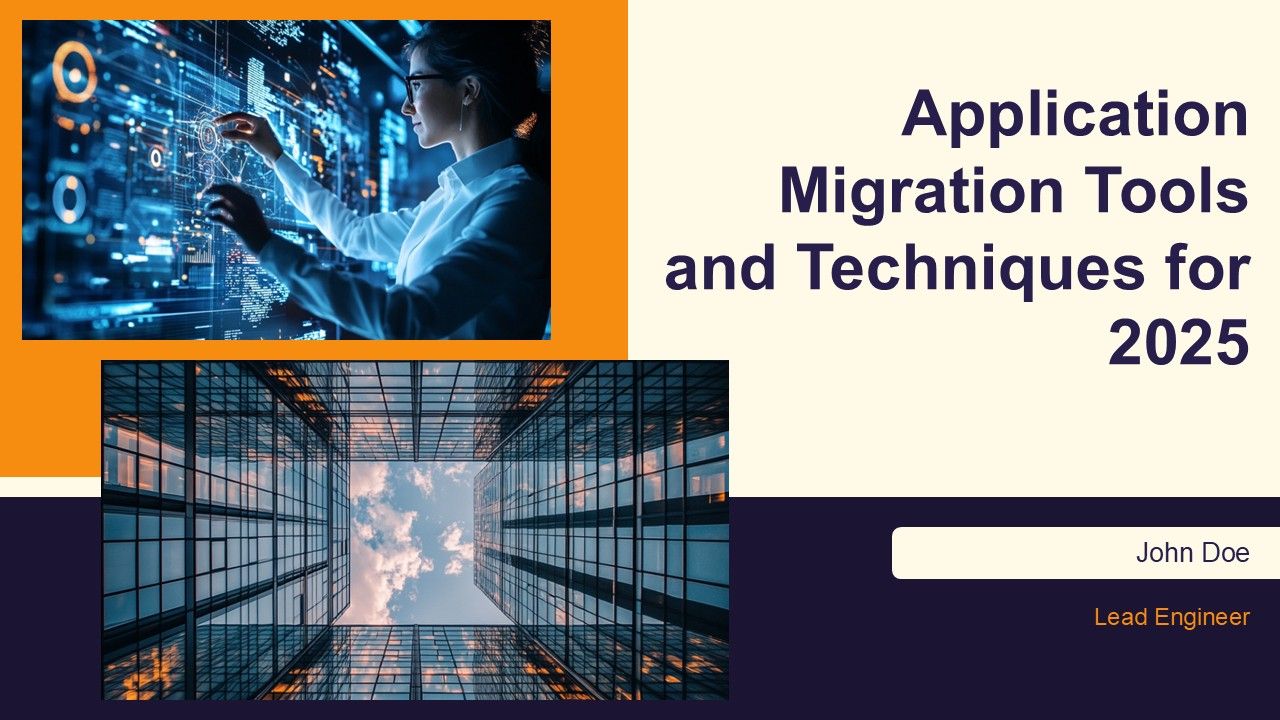 Application Migration Tools And Techniques For 2025 PPT Template AT