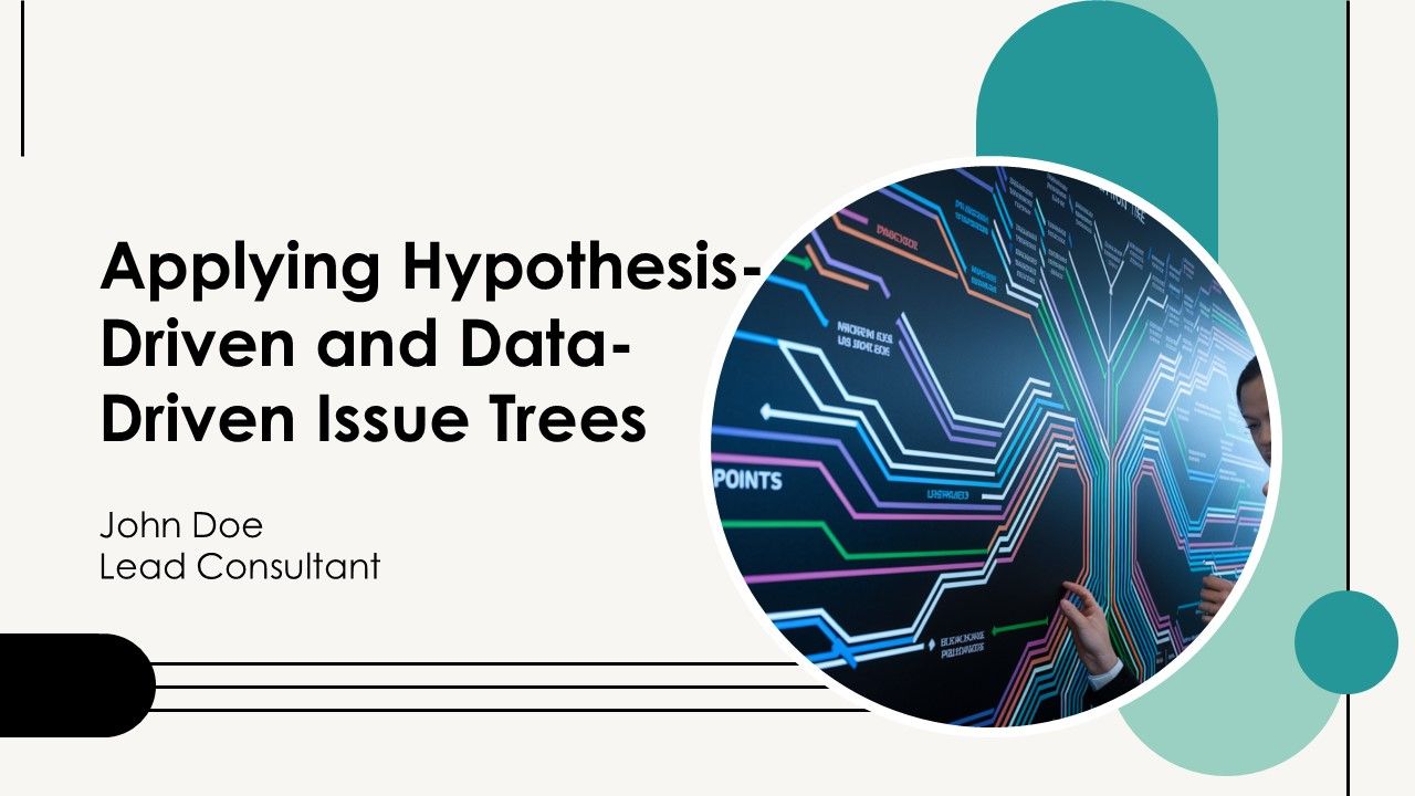 Applying Hypothesis Driven And Data Driven Issue Trees PPT Template AT