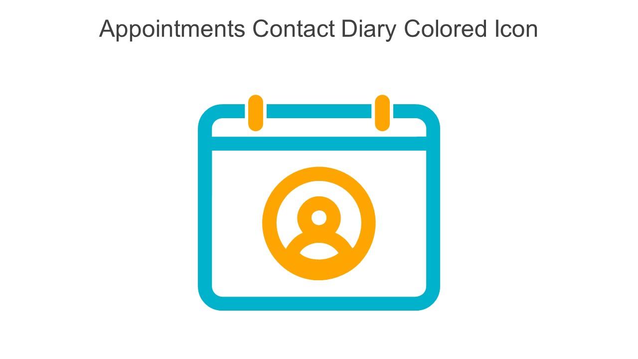 Appointments Contact Diary Colored Icon In Powerpoint Pptx Png And Editable Eps Format