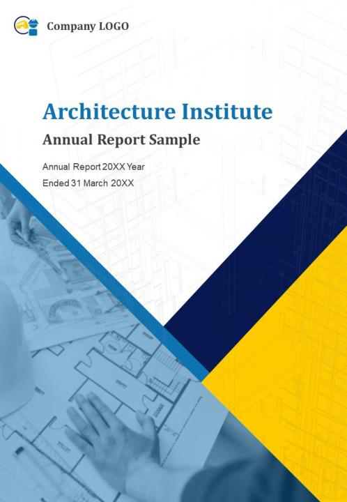 Architecture institute annual report sample pdf doc ppt document report template Slide01