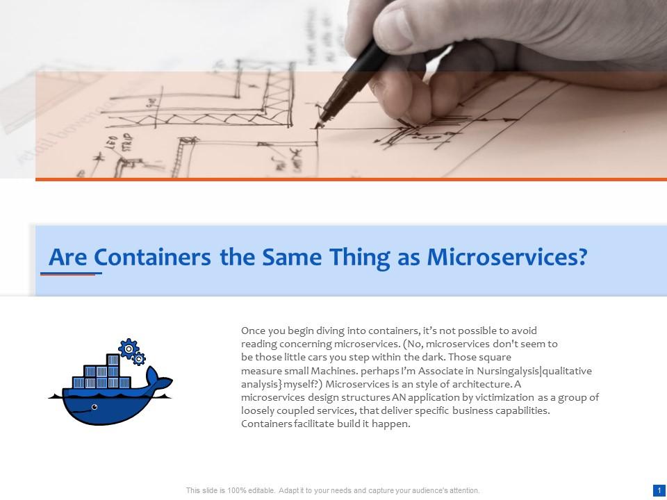 Are containers the same thing as microservices business capabilities ppt files