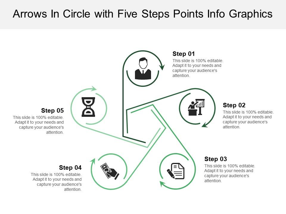 arrows_in_circle_with_five_steps_points_info_graphics_Slide01