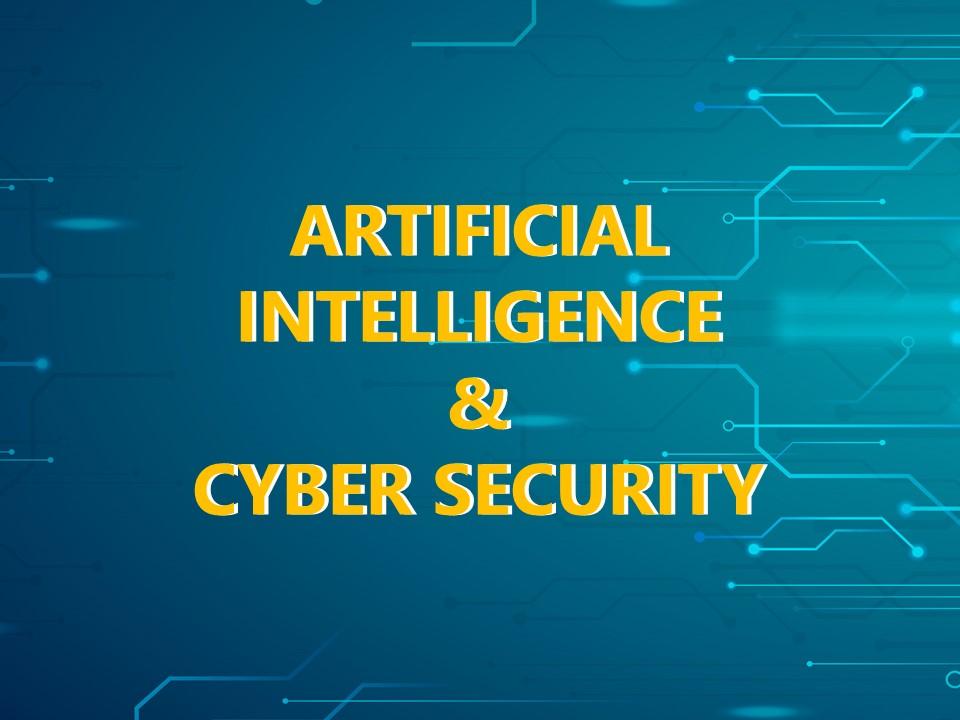 Artificial Intelligence And Cyber Security Cover Slide