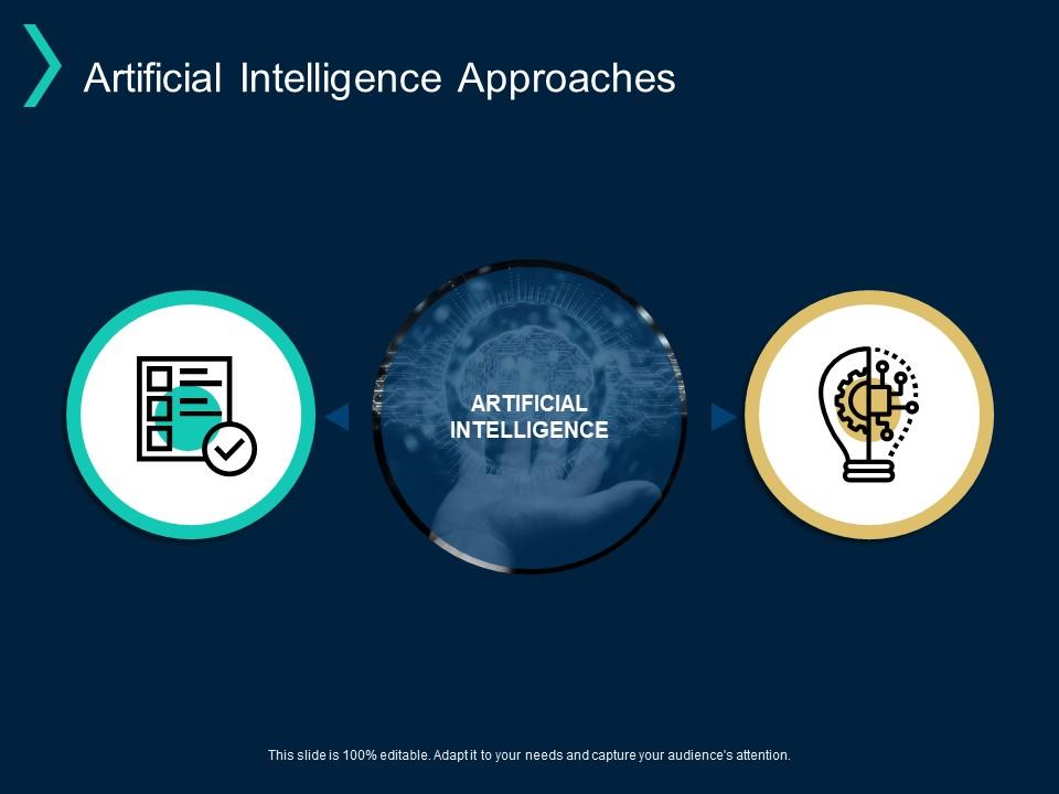 Artificial intelligence approaches intelligence idea ppt powerpoint presentation inspiration icon