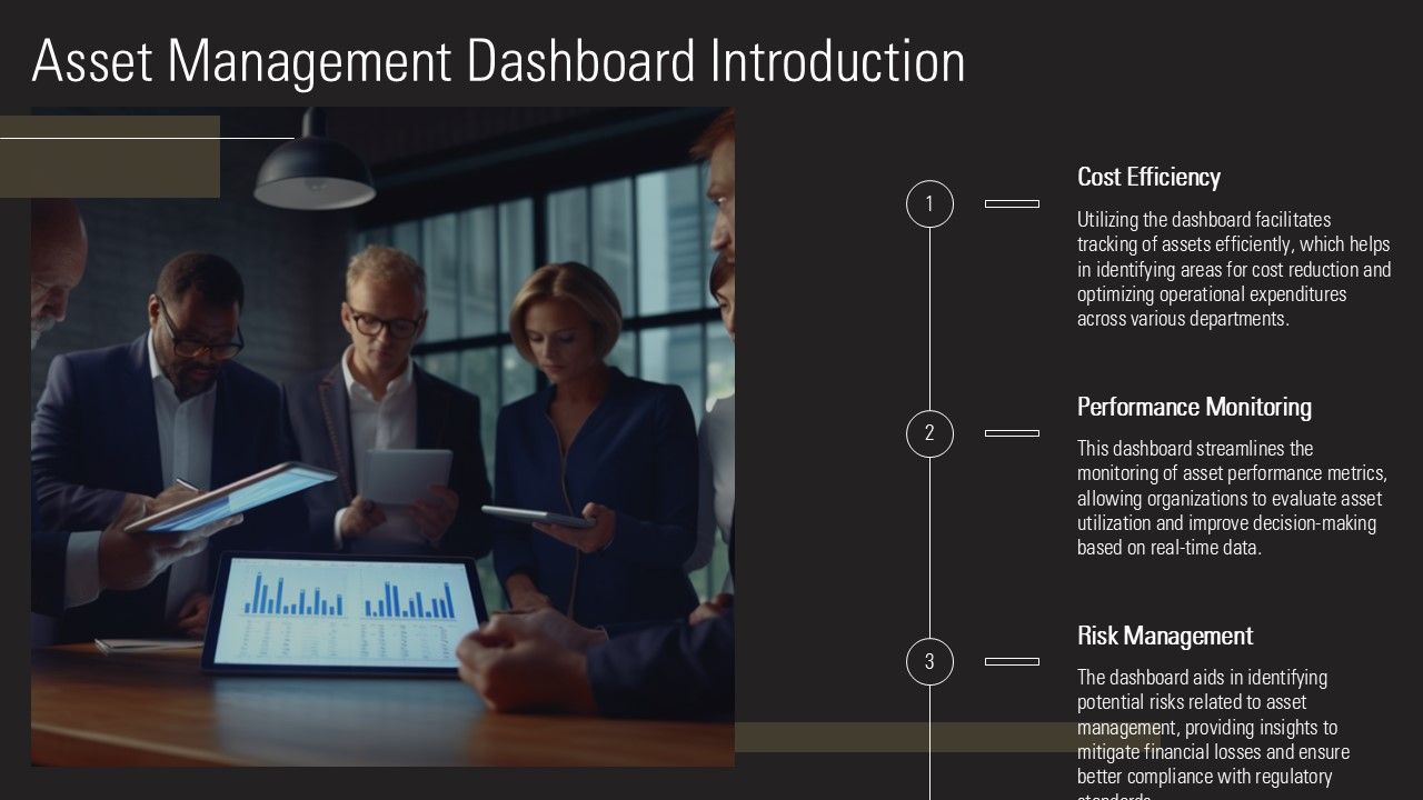 Asset Management Dashboard PPT Sample AT
