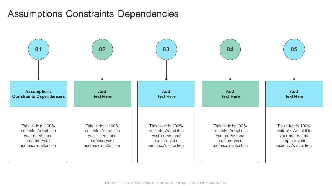 Assumptions Constraints Dependencies In Powerpoint And Google Slides ...