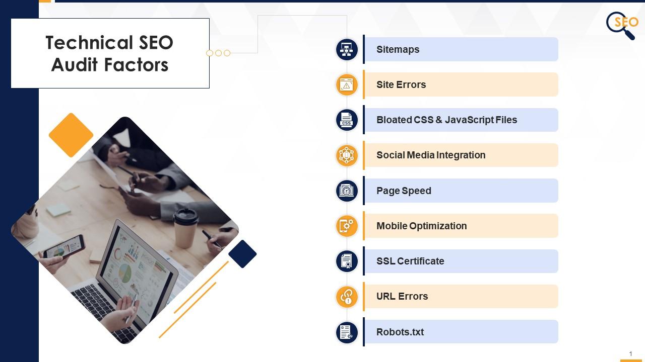 Audit Factors For Technical SEO Edu Ppt Slide01