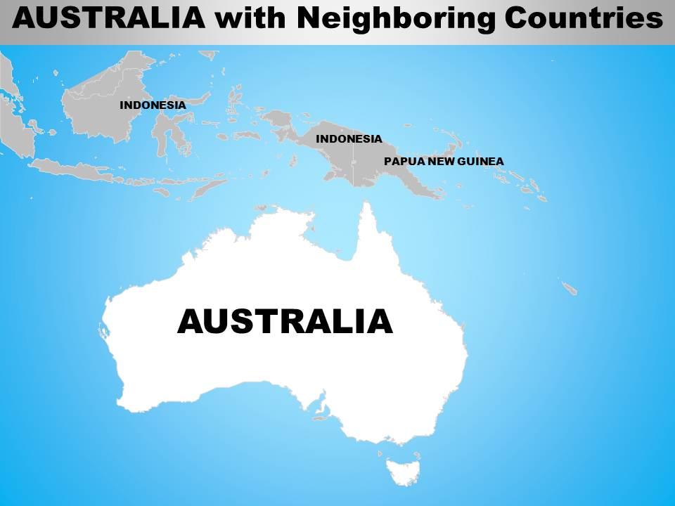 Australia continents powerpoint maps with act territory Presentation Graphics Presentation