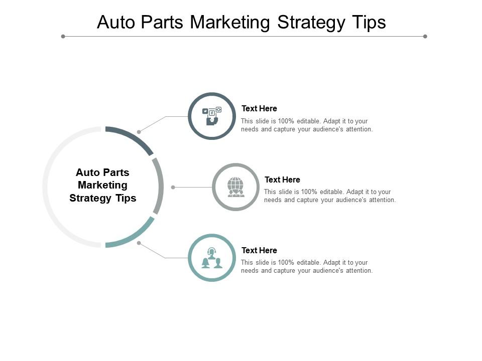 Auto Parts Marketing Strategy Tips Ppt Powerpoint Presentation Layouts