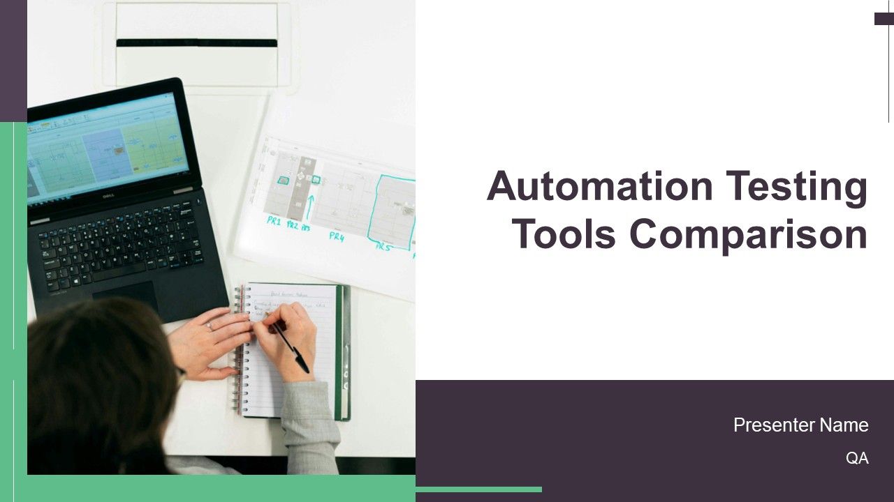 Automation Testing Tools Comparison PPT Slides AT