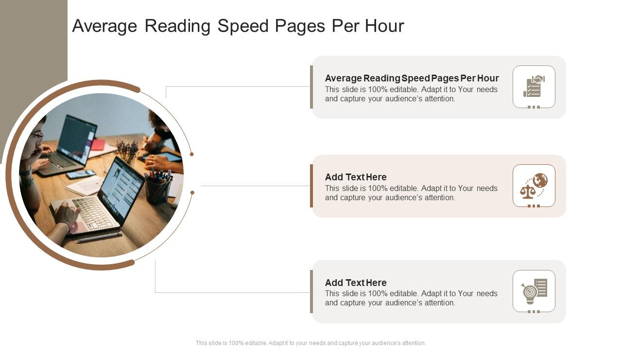Average Reading Speed Pages Per Hour In Powerpoint And Google Slides