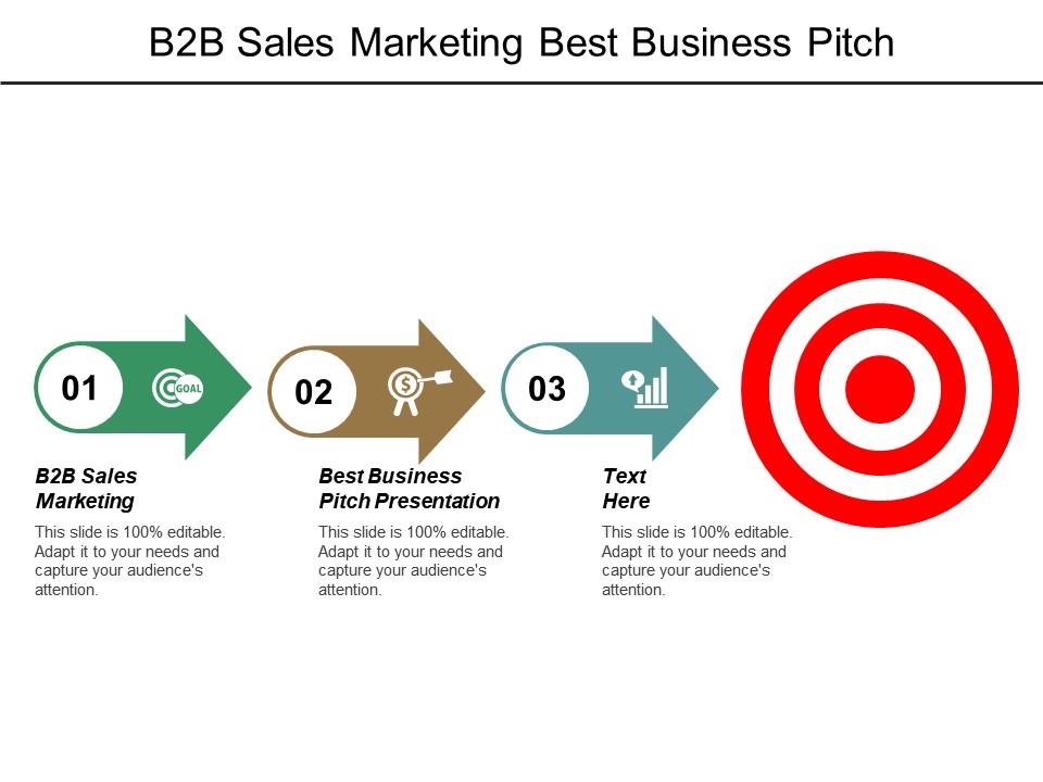 B2b sales marketing best business pitch presentation leadership hiring cpb Slide01