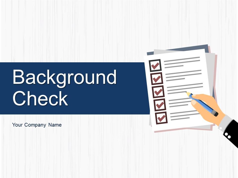 Background Check Attributes Current Verification Technical Capability Slide01