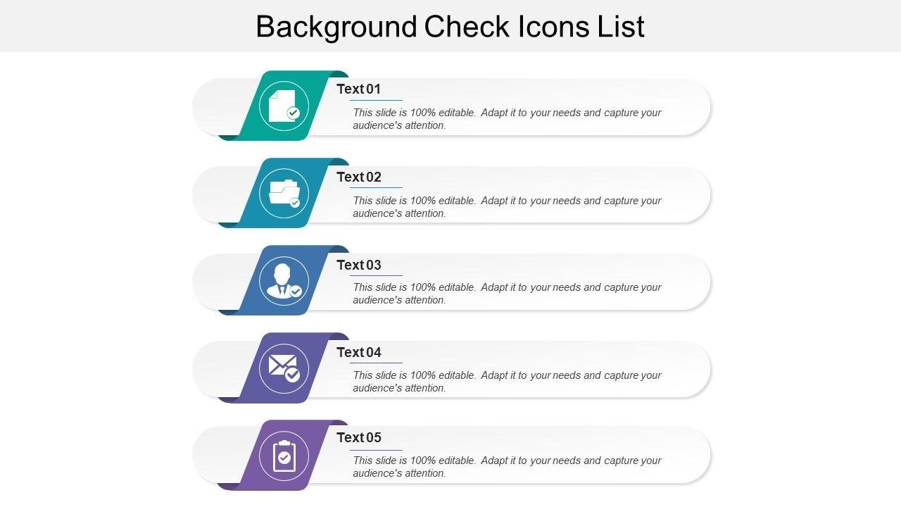 Background check icons list Slide00