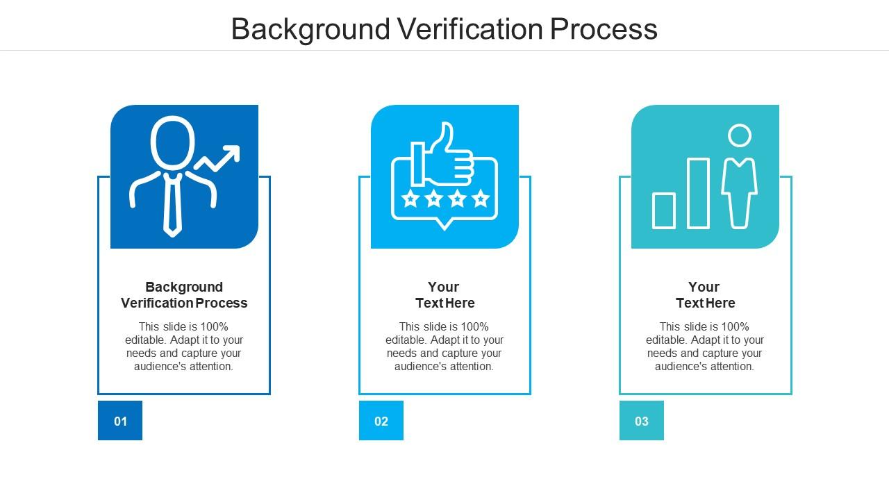 Background Verification Process Ppt Powerpoint Presentation Styles Graphics Cpb Presentation