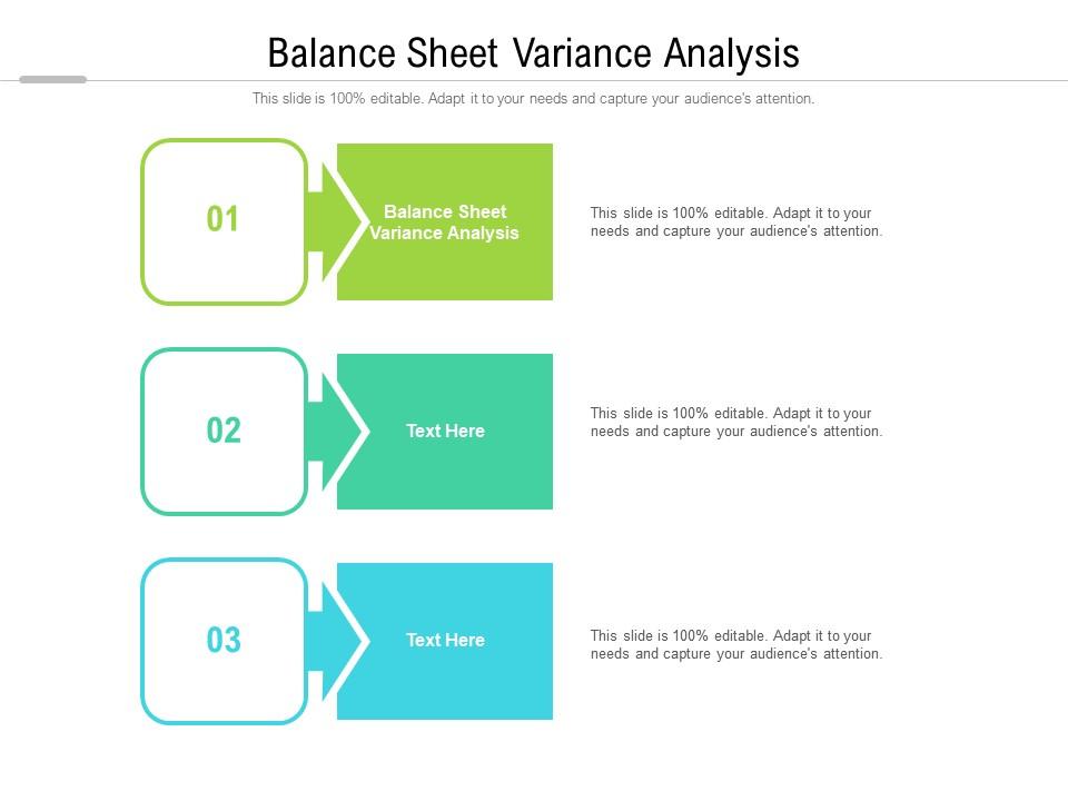 Balance Sheet Variance Analysis Ppt Powerpoint Presentationmodel