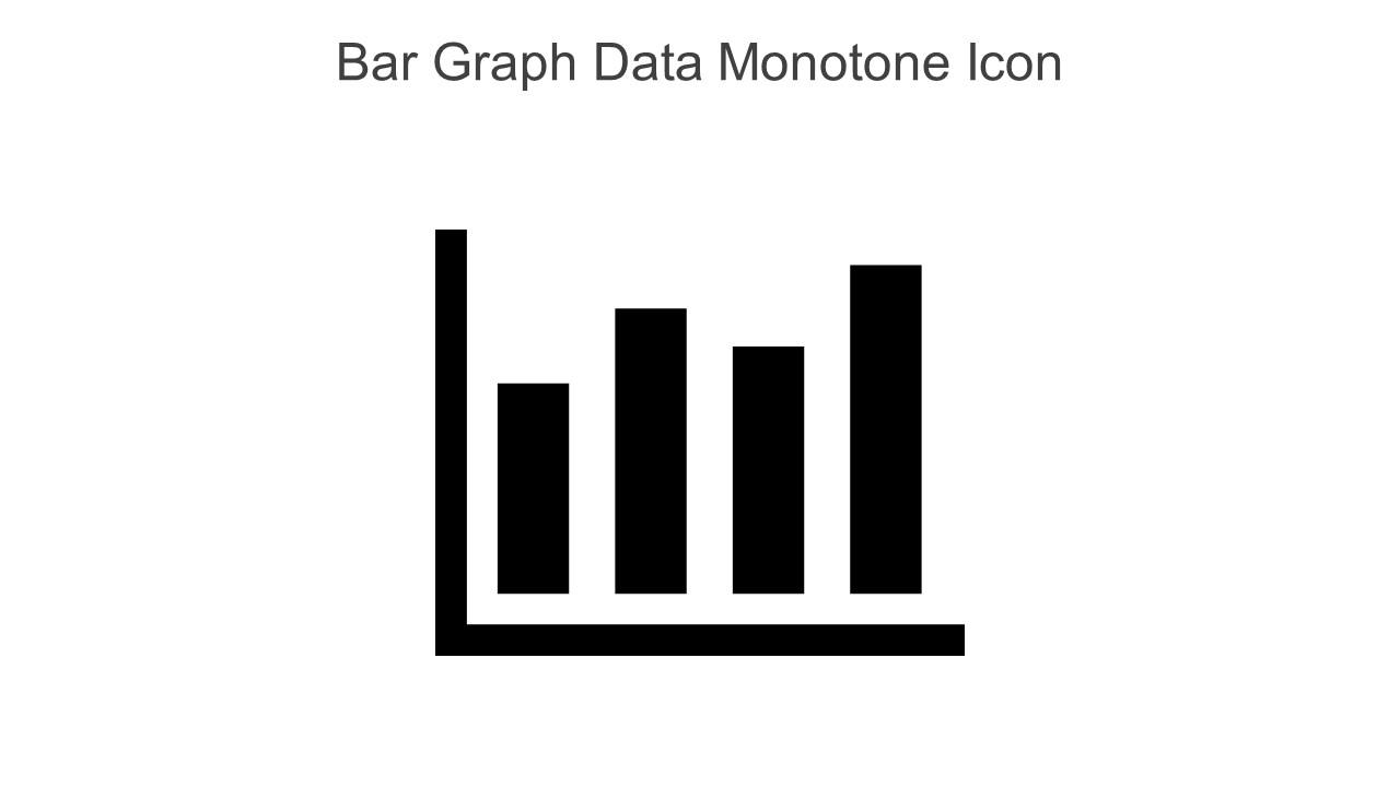 Bar Graph Data Monotone Icon In Powerpoint Pptx Png And Editable Eps Format