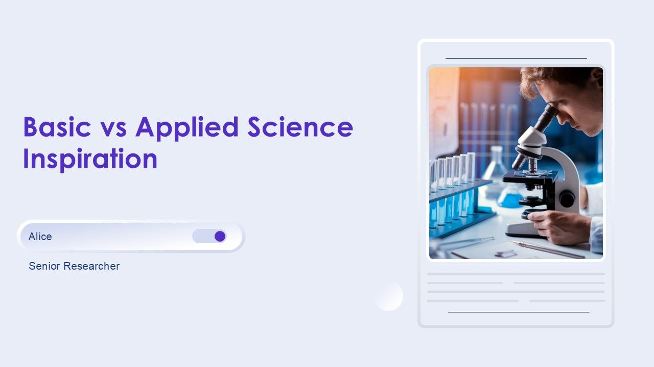Basic Vs Applied Science Inspiration PPT Guidelines AT Basic Vs Applied Science Inspiration PPT Guidelines AT