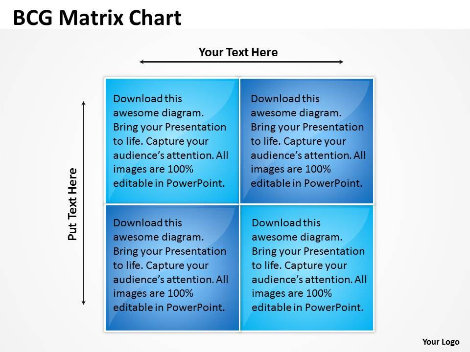 BCG Form Chart Graphics Presentation Background for PowerPoint